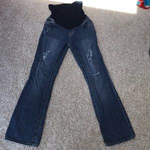 Wallflower small maternity jeans